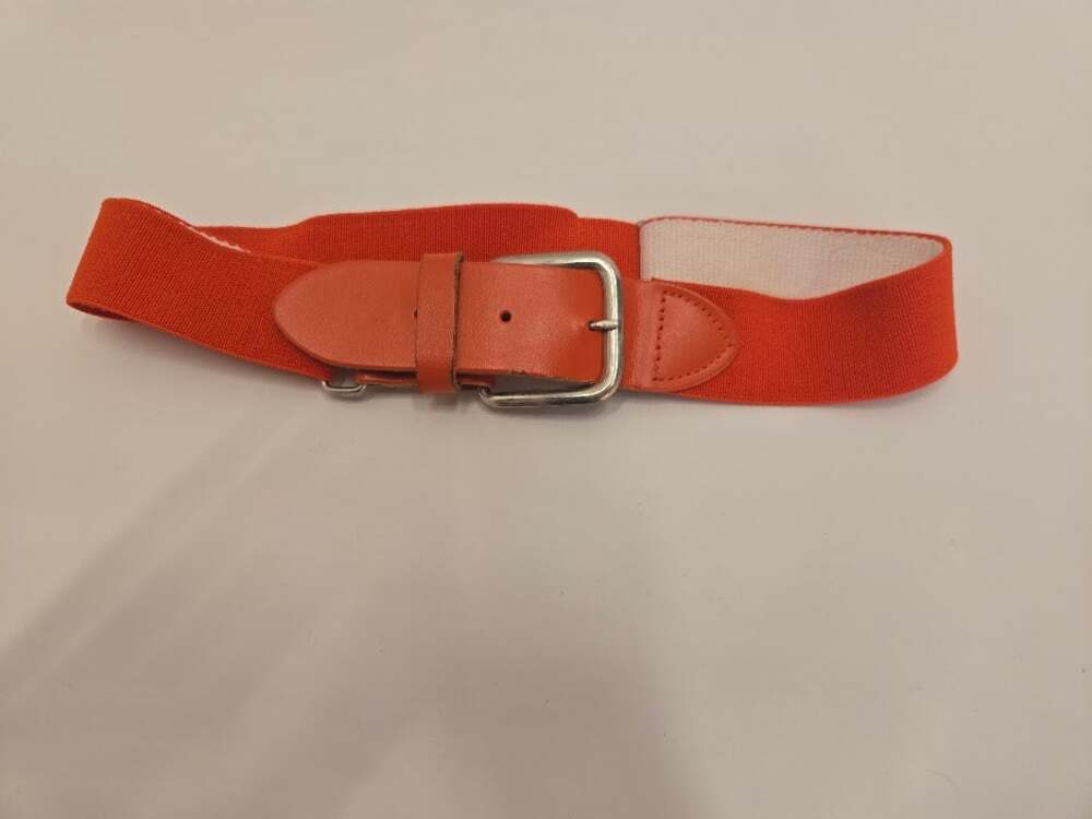 Wilson JBZ Adult Baseball Softball Belt Orange Adjustable 24 Inch